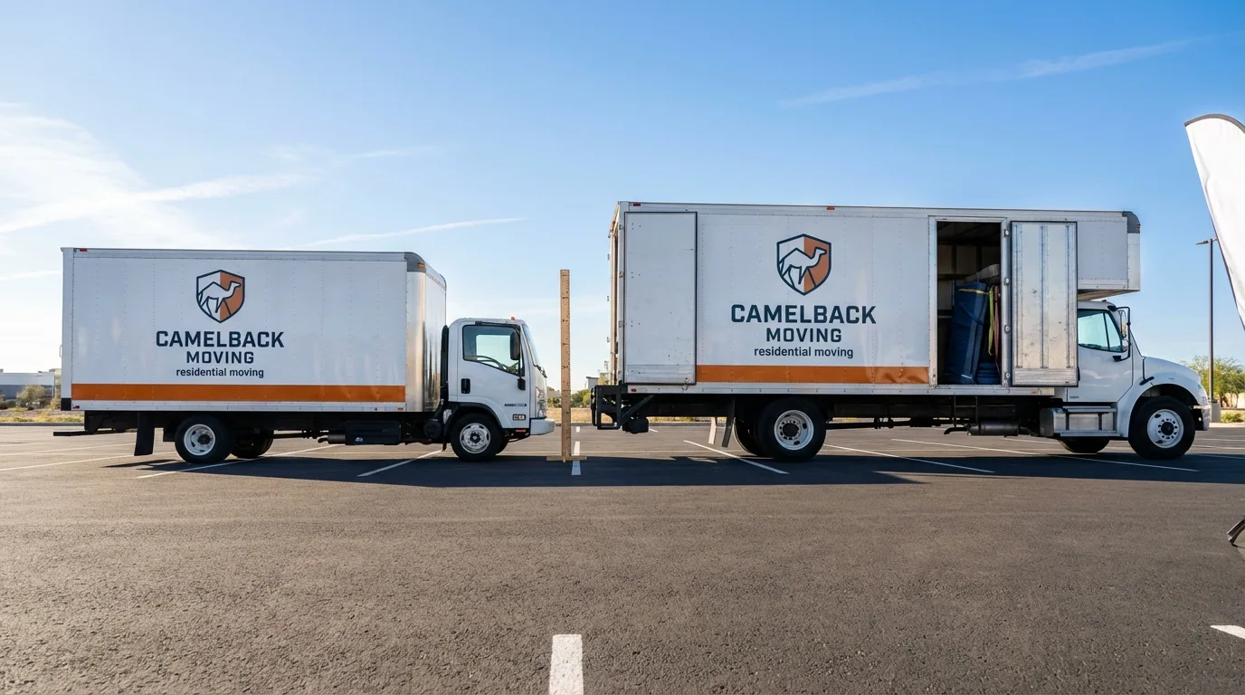 Moving truck size capacity guide in Fort Ashby